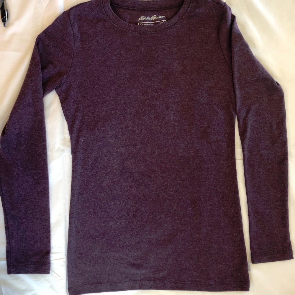 Eddie Bauer Women's Crew Neck Long-Sleeve Tee